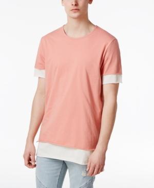 Jaywalker Men's Layered Split Hem T-shirt, Only At Macys