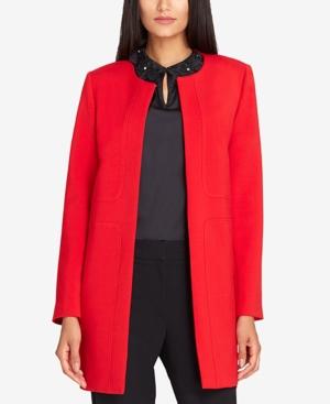 Tahari Asl Ponte Knit Topper Jacket