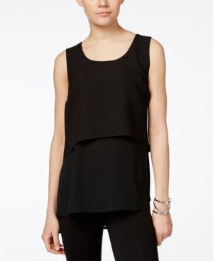 Alfani Petite Sleeveless Popover Blouse, Only At Macy's