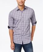 Tasso Elba Large-check Shirt, Only At Macy's