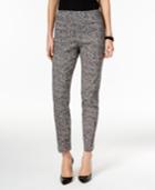 Jm Collection Printed Pull-on Ankle Pants, Only At Macy's