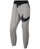 Nike Men's Mixed Media Logo Sweatpants