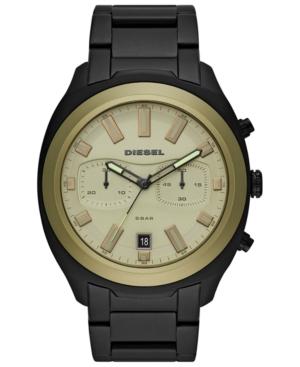 Diesel Men's Chronograph Tumbler Black Stainless Steel Bracelet Watch 48mm