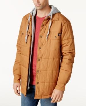 Dickies Men's Quilted Duck Fleece Hooded Jacket