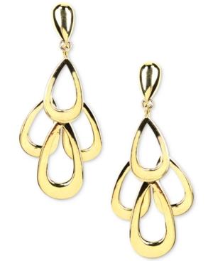 Anne Klein Gold-tone Chandelier Earrings