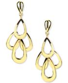 Anne Klein Gold-tone Chandelier Earrings