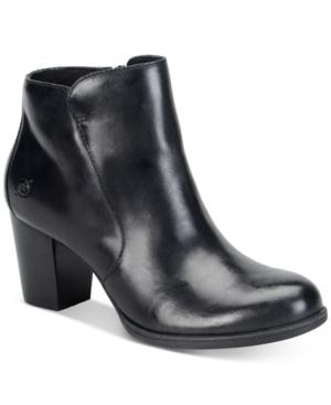 Born Alter Zippered Booties Women's Shoes