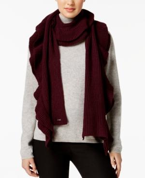Calvin Klein Tiered Ruffle Scarf