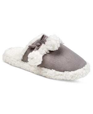 Charter Club Faux Sherpa Scuff Slippers, Only At Macy's