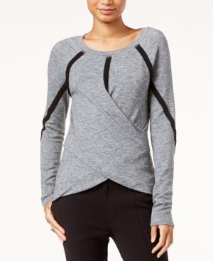 Rachel Rachel Roy Gilda Colorblocked Crisscross Top