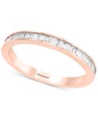 Diamond Baguette Band (3/8 Ct. T.w.) In 14k Rose Gold