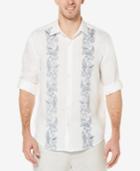 Cubavera Men's 100% Linen Tropical Print Shirt