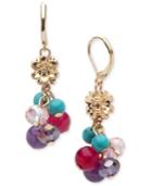 Lonna & Lilly Gold-tone Beaded Shaky Drop Earrings
