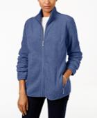 Karen Scott Fleece Jacket, Only At Macy's
