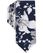 Penguin Men's Burr Floral Cotton Skinny Tie