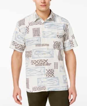 Quiksilver Men's Deco Fish-print Shirt
