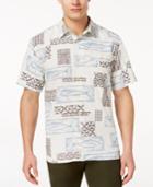 Quiksilver Men's Deco Fish-print Shirt
