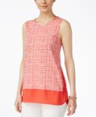 Tommy Hilfiger Brielle Layered-look Printed Top
