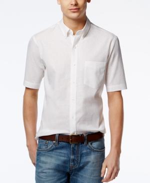 Club Room Men's Creston Solid Short-sleeve Shirt, Only At Macy's