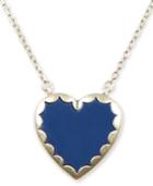 Lucky Brand Gold-tone Stone Heart Pendant Necklace, 30 + 2 Extender