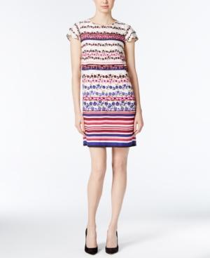 Kensie Printed Shift Dress