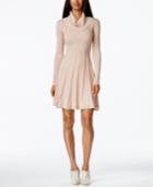 Calvin Klein Cowl-neck Fit & Flare Sweater Dress