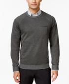 Ryan Seacrest Distinction Pocket Crew-neck Sweater, Only At Macy's