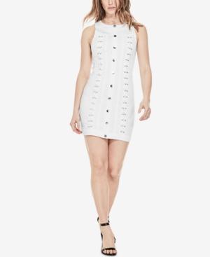 Guess Lace-up Denim Dress