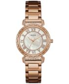 Guess Women's South Hampton Rose Gold-tone Stainless Steel Bracelet Watch 38mm U0831l2