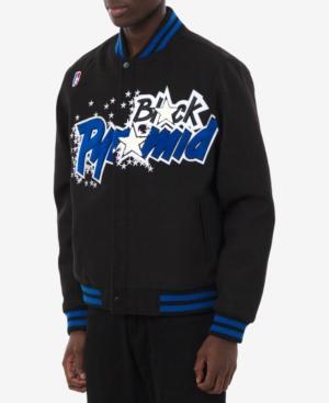 Black Pyramid Men's Magic Embroidered Varsity Jacket