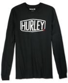 Hurley Station Crew-neck Logo-graphic Shirt