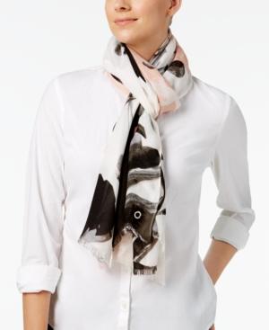 Calvin Klein Abstract-print Scarf
