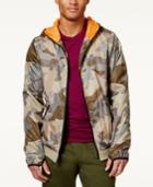 Univibe Men's Storm Camouflage-print Hooded Windbreaker