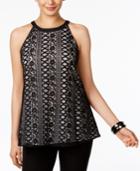 Alfani Lace Halter Top, Only At Macy's
