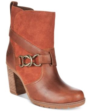 Timberland Women's Dennett Block-heel Booties Women's Shoes