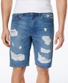 American Rag Men's Slim Fit Ripped Denim Shorts, Only At Macy's