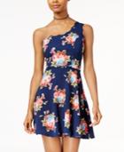 Crystal Doll Juniors' One-shoulder Fit & Flare