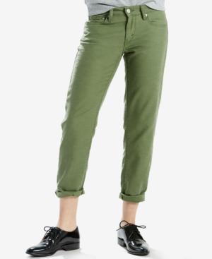 Levi's Bronze Green Fade Wash Boyfriend Jeans