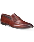 Massimo Emporio Men's Strap Leather Bit Moc-toe Loafers, Created For Macy's Men's Shoes