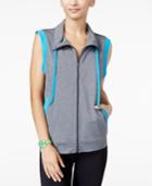 Energie Active Juniors' Contrast-trim Cowl-neck Vest