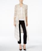 Inc International Concepts Striped Duster Cardigan, Only At Macy's