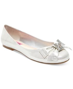 Betsey Johnson Emy Bow Flats Women's Shoes