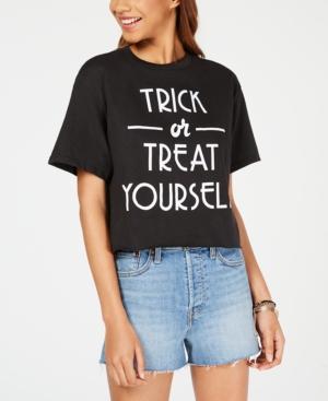 Mighty Fine Juniors' Treat Yourself Graphic T-shirt