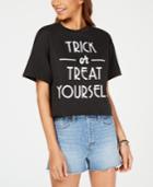 Mighty Fine Juniors' Treat Yourself Graphic T-shirt