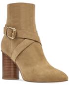 Nine West Cavanagy Block-heel Booties Women's Shoes