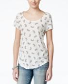 Lucky Brand Jeans Paisley-print T-shirt