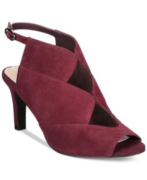 Alfani Nayaah Peep Toe Shooties, Created For Macy's Women's Shoes