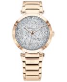 Tommy Hilfiger Women's Carnation Gold-tone Stainless Steel Bracelet Watch 32mm, Created For Macy's