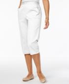 Alfred Dunner Petite Bahama Bays Pull-on Capris