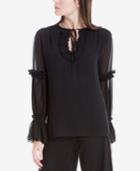 Max Studio London Shirred Crepe Top, Created For Macy's